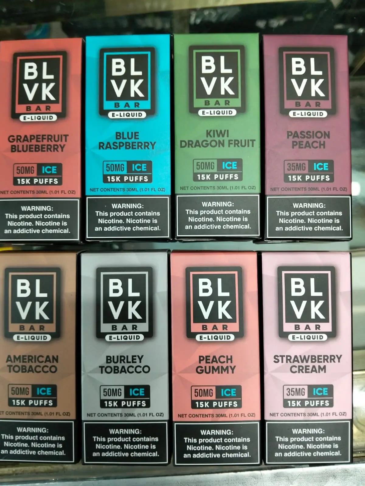 BLVK BAR E-Liquid 15K Puffs Multiple Flavors
