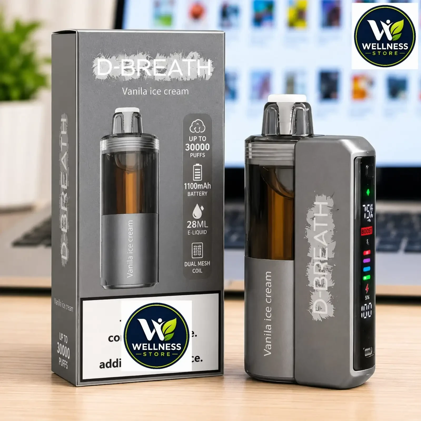 D-BREATH 30000 Puffs Refillable Pod