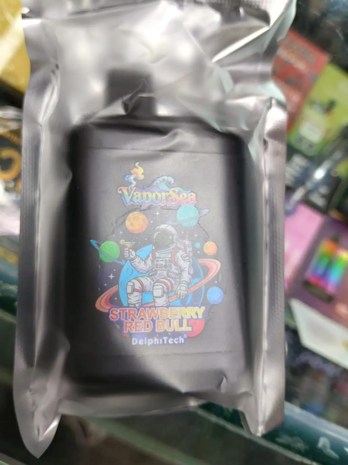 VaporSea Strawberry Red Bull 20000 Puffs Disposable Device