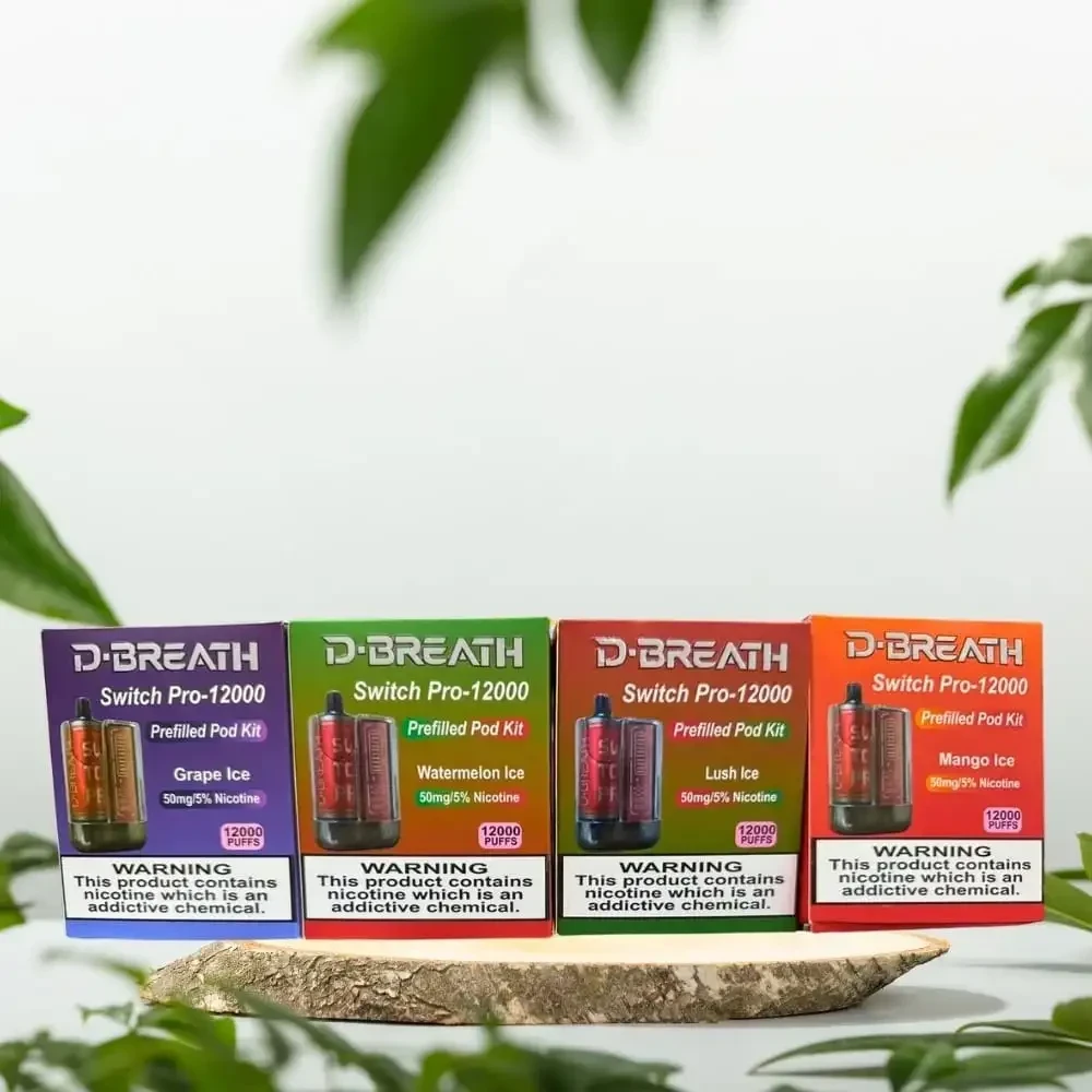 D-BREATH switch Pro 12000 Puffs Refillable Pod Kit